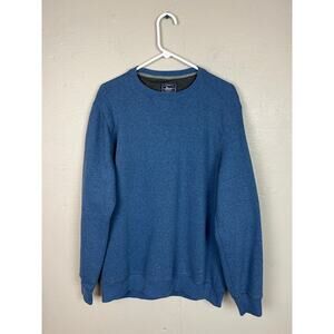 G.H. Bass & Co. Men’s Blue Cotton Long Sleeve Crew Neck Shirt Large